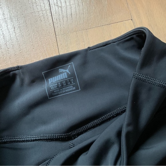 Puma Capri Active Leggings Mesh Panel Black - Picture 4 of 9